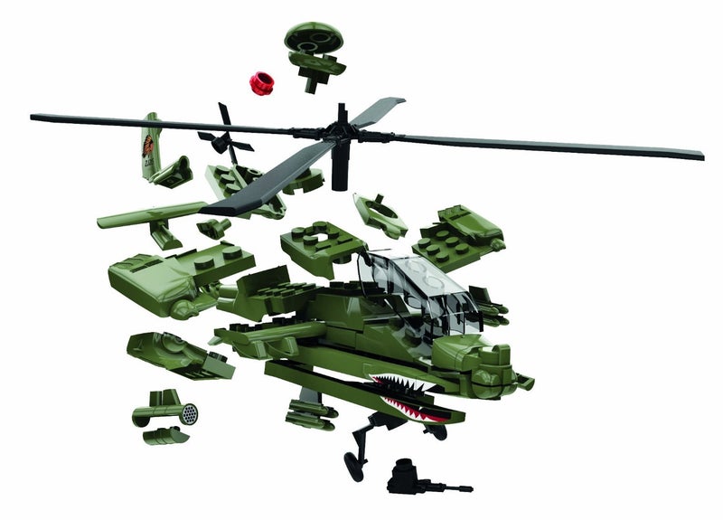Airfix Quickbuild Boeing Apache Airplane Model Kit, Multi - Image 4